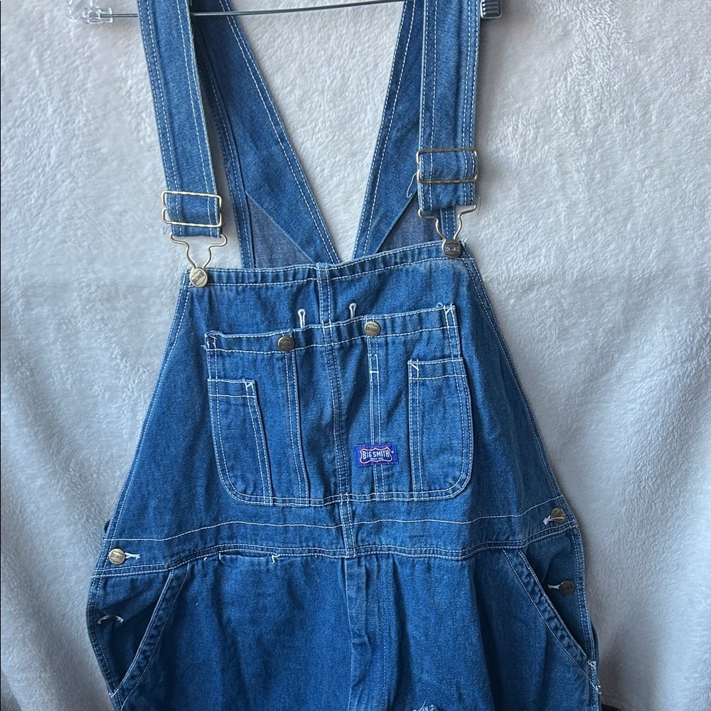 Big Smith Blue Denim bib Overalls size 44/32